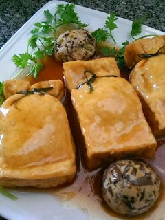 Hình của món Đậu Hủ Bao Bố Chay.