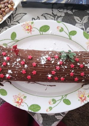 Une photo de Roulé confiture chocolat
