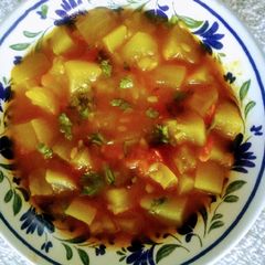 A picture of Ghiya/ Dudhi sabji.