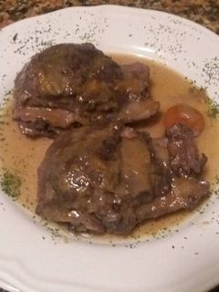 Una foto de Carrilleras al vino tinto