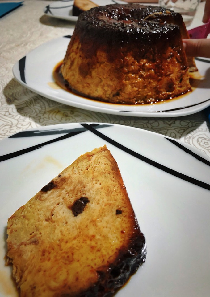 Una foto de Pudín de café
