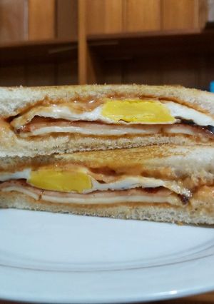 Foto resep Egg n Smoked Sandwich