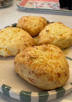 Una foto de Scones de parmesano sin gluten
