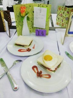 Foto resep Croque Sandwich (madame dan monsieur)