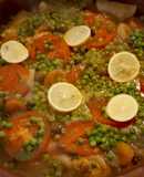 Tajín de pollo y verduras