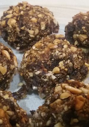 Una foto de Trampantojo de Ferrero Rocher de morcilla y manzana