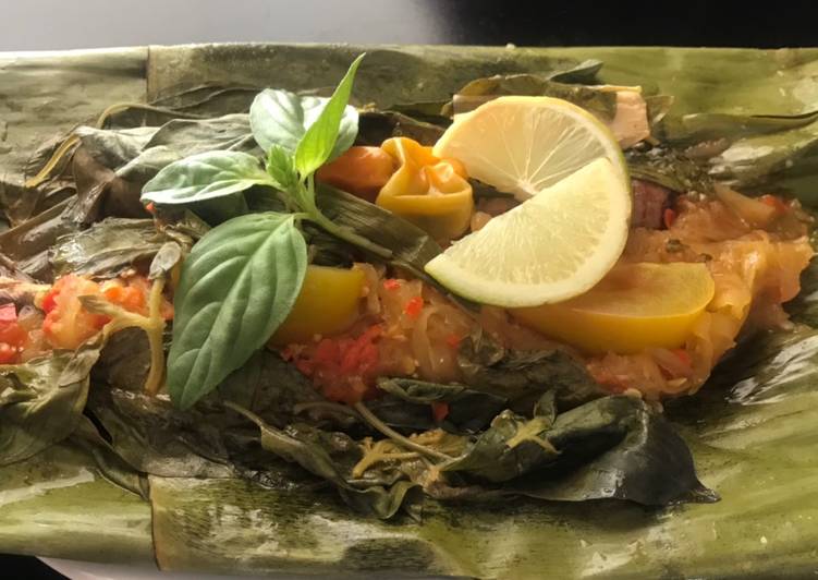 Pepes peda sambal mangga ðŸ¥