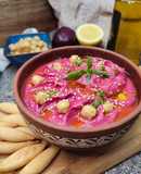 Hummus de remolacha