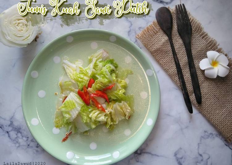 Tumis Kuah Sawi Putih Tumis Kuah Sawi Putih