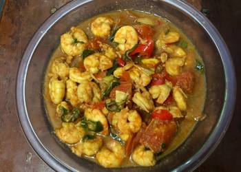 Resep Populer Udang Kuah Kecap Gurih Mantul