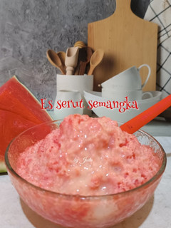 Foto resep Es serut semangka