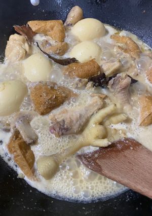 Foto resep Terik ayam telur tahu