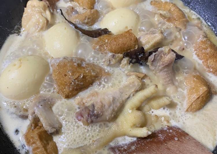 Cara mudah Membuat Terik ayam telur tahu Lezat