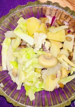 Una foto de Ensalada tibia