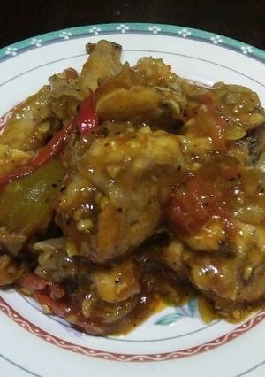 Foto resep Ayam Lada Hitam