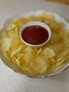 عکسی از دستور چیپس خونگی ترد و خوشمزه