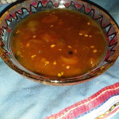 A picture of Sweet sour tomato chutney.