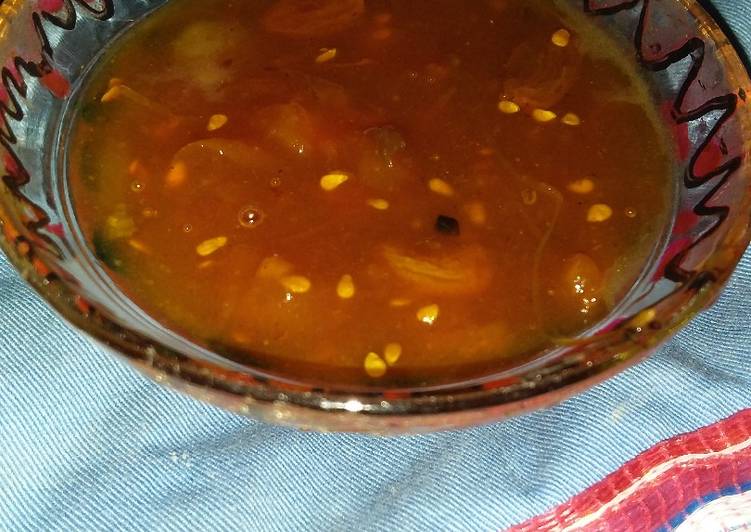 Sweet sour tomato chutney