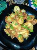 Spicy tamater fry alu
