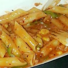 A picture of Hot and sour Pasta.