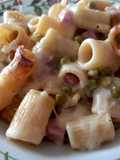 Baked Pasta with Peas and Ham