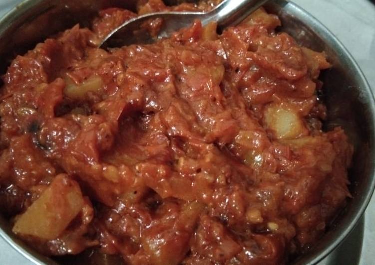 Steps to Make Favorite Tomato potato veg