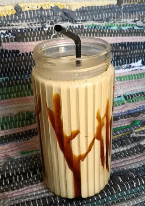 Una foto de Caramel coffee shake del Burger King casero