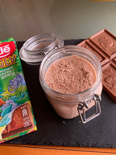 Una foto de Arroz con leche y chocolate Nestlé Jungly