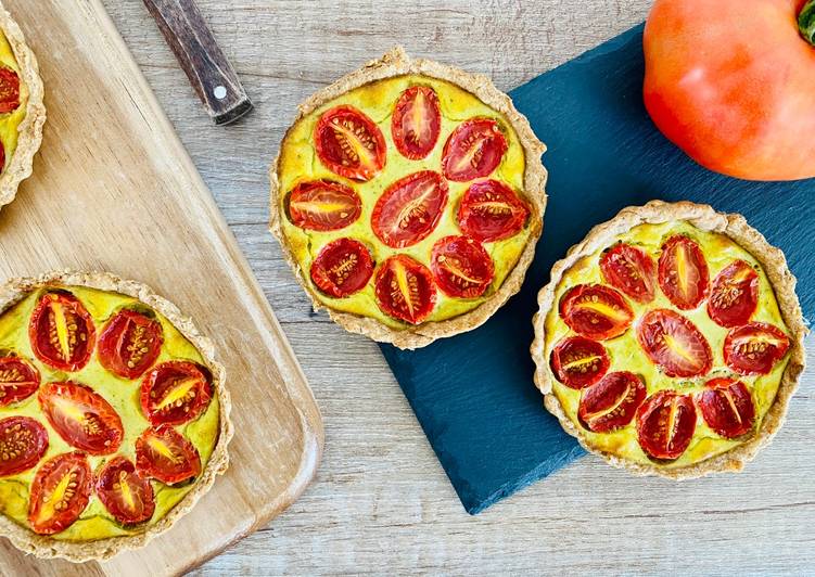 Recette: Tartelettes tomates-ricotta/pesto