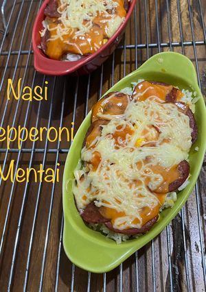 Foto resep Nasi Pepperoni Mentai