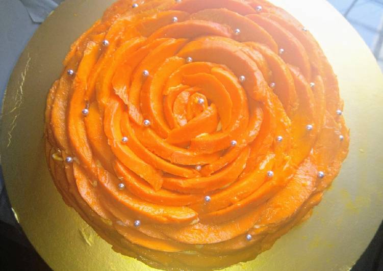 Mango Rose cake
