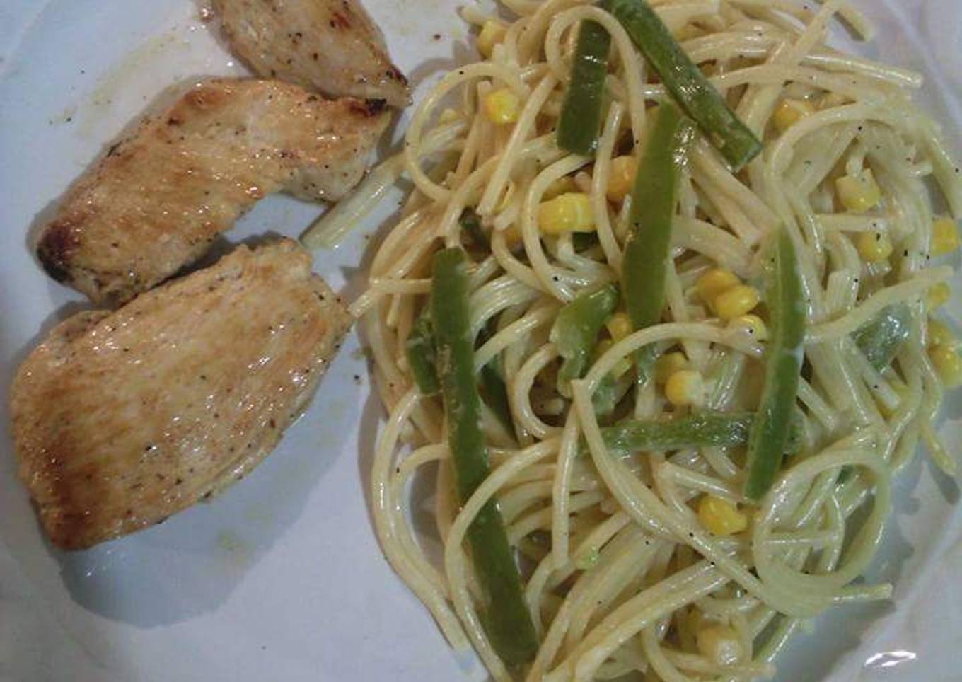 Pollo con piña fácil