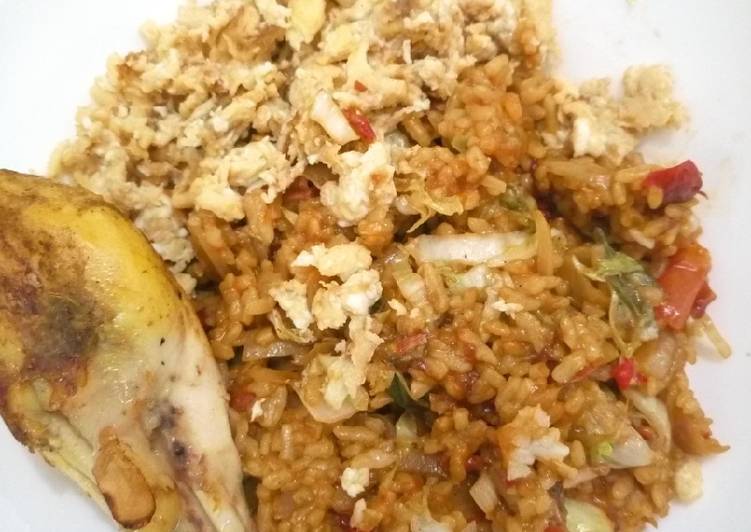 Cara Menyiapkan Nasi goreng ala diet Kekinian