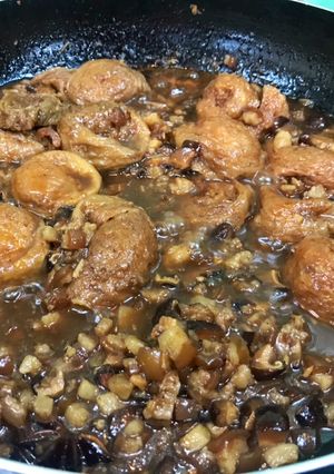 👩🏻🍳滷肉燥. 滷豆輪 的食譜成品照片