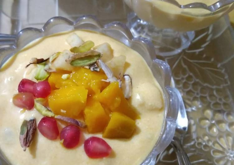 Simple Way to Make Ultimate Mango Cream Dessert