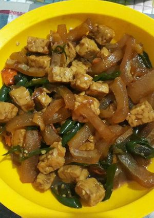 Foto resep Kikil tempe manis pedas👌