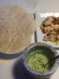 Fajitas de pollo y queso