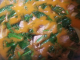 Guisado de bistec y espinacas