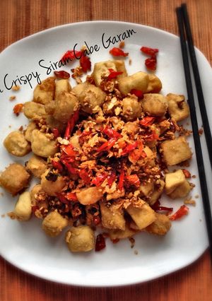 Foto resep Tahu Crispy Siram Cabe Garam
