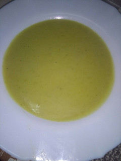 Una foto de Crema de espárragos