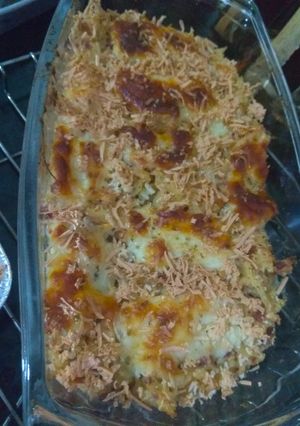 Foto resep Macaroni schotel full Keju