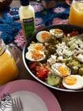 Mediterranean Quinoa Salad with Eggs!