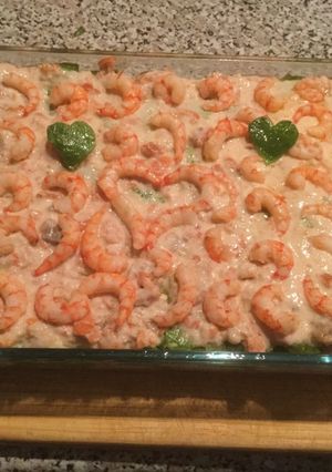 Una foto de Lasaña de panqueques y salmón ahumado 💌