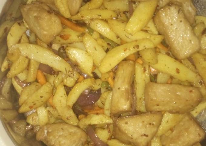 Sultan chips with Tofu Recipe