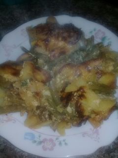 صورة لوصفة غراتان ماشطو (خضراء)