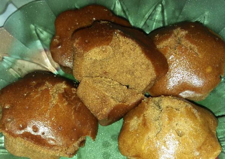 Resep Bolu kukus Gula merah magic com, Sempurna