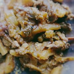 Choto macher chorchori(small fish stir fry) A picture of Choto macher chorchori(small fish stir fry).