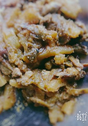 A picture of Choto macher chorchori(small fish stir fry).