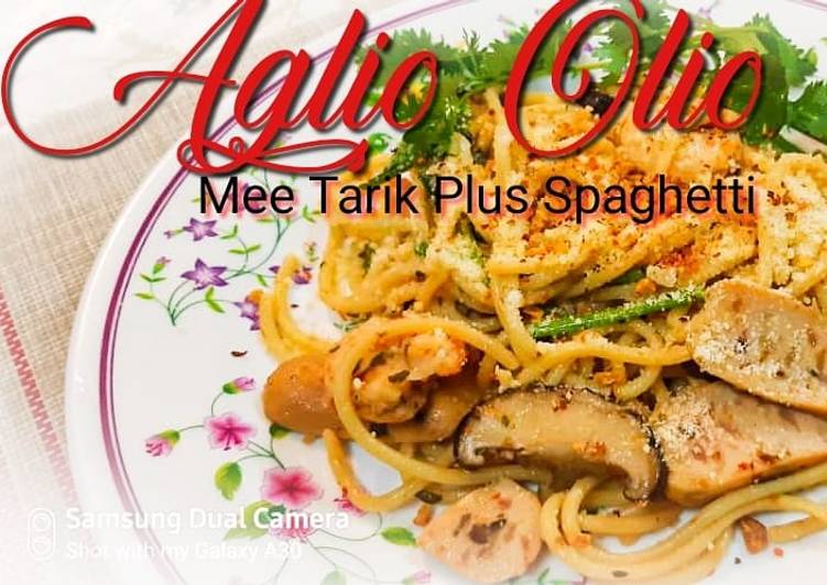 Langkah Langkah Buat Aglio Olio Mee Tarik Spaghetti yang Mudah