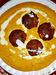 A picture of Malai kofta.